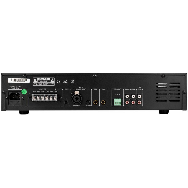 Main product image for Dayton Audio DA120R 120W 70V 2U Rack Mount Mixer-Amp247-5126